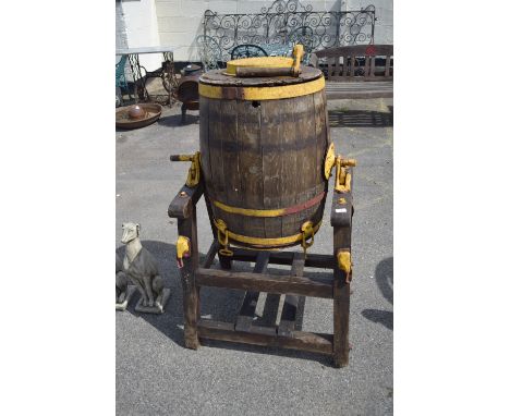 VINTAGE BARREL TYPE BUTTER CHURN "VICTORIA CHURN" BY WADE &amp; SONS LTD, LEEDS