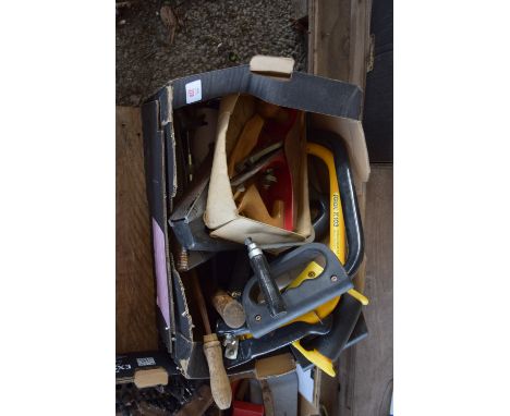 BOX CONTAINING WORKSHOP TOOLS