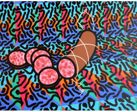 § Patrick Caulfield (1936-2005) screenprint Sausage signed in pencil, 42 of 75 29.5 x 36in., unframed