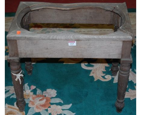 Three various Victorian mahogany commode stools (each lacking liners) - Vendor informs auctioneers that these were purchased 