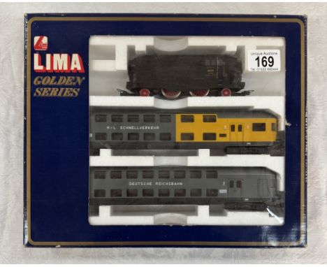A boxed Lima HO Golden Scenes Deutche Reichsbahn train pack