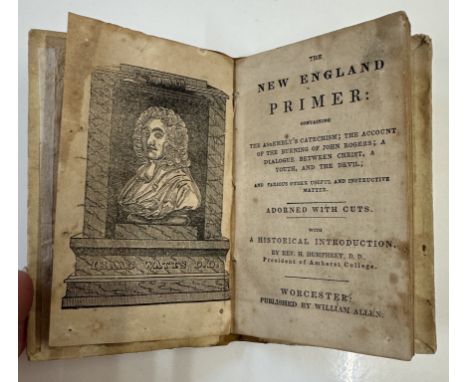 Humphrey, Rev, The New England Primer. 1861 ?, Worcester. Original adorned with cuts.