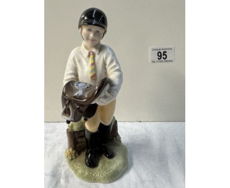 A Royal Worcester (Boys &amp; Girls Come Out To Play) First Prize figure of a rider