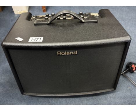 A Roland acoustic Chorus AC-60 amplifier in Roland case COLLECT ONLY
