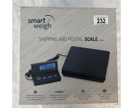 A boxed smart weigh shipping/postal scales ACE 150