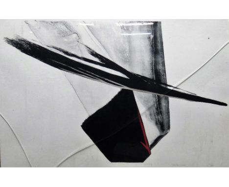 Toko Shinoda (1913-?), Soaring, colour lithograph, signed, inscribed and numbered 10/25, 56.5cm x 87cm. 