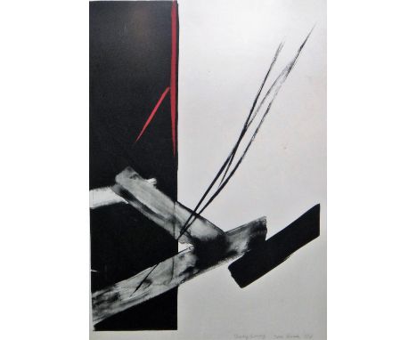 Toko Shinoda (1913-?), Shady-Sunny, colour lithograph, signed, inscribed and numbered 9/35, 63cm x 44cm. 