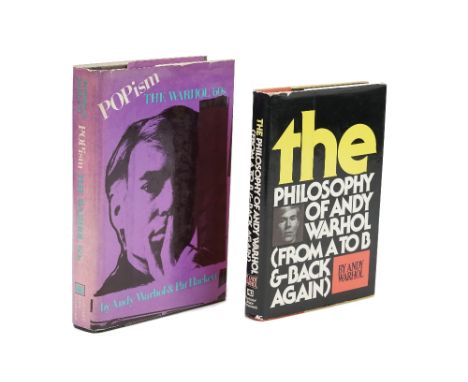 WARHOL, Andy (1928-87).  The Philosophy of Andy Warhol (from A to B &amp; Back Again). New York:  Harcourt Brace Jovanovich, 