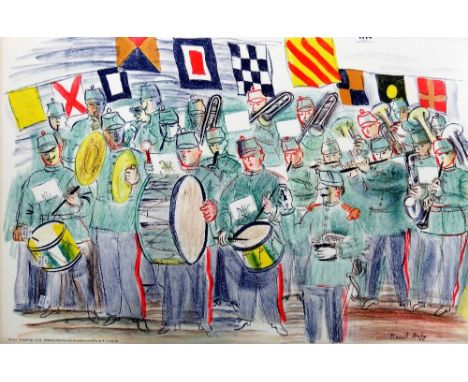 Raoul Dufy (1877-1983), The Band, lithograph printed in colours, published by School Prints Ltd, printed by W.S Cowell Ltd, 4