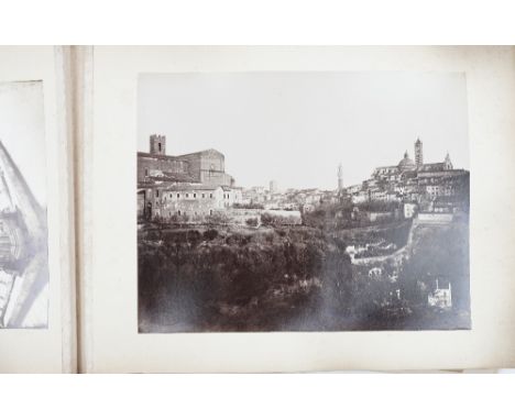 BROGI, Giacomo (1822-81, photographer), and others. 75 albumen prints of mainly Italian subjects by Giacomo Brogi, J. Kuhn an