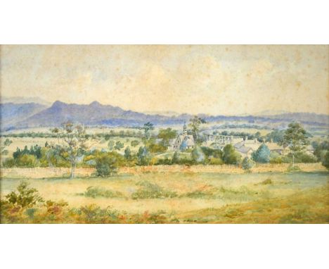 Attributed to Frederick George Green (1850-1927) Lilydale near Melbourne, the home of Madame Melbatitled and signed or inscri