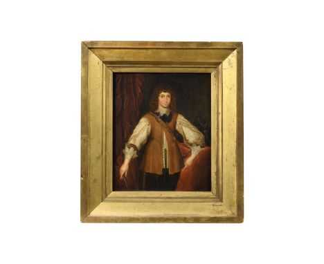 After Sir Anthony van Dyck Portrait of Prince Rupert of the Rhinethe reverse bearing wax seals and old inscription 'Prince Ru