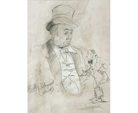 § Edward Seago RWS RBA (1910-1974) Study of Bobby the Clownsigned lower right 'Seago' and titled 'Bobby 'August' (Elliott)' l