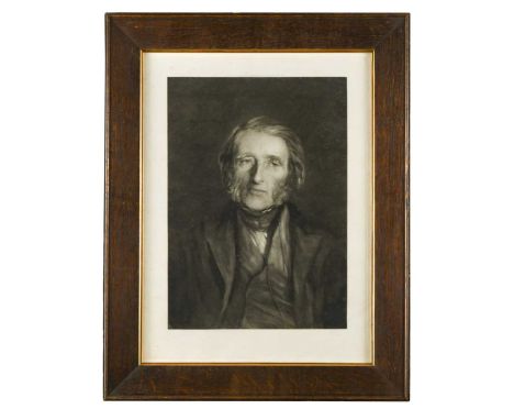 Sir Hubert von Herkomer CVO RA RWS (1849-1914) John Ruskinmezzotint published by The Fine Art Society, 188050 x 36.5cm Pl.Pro