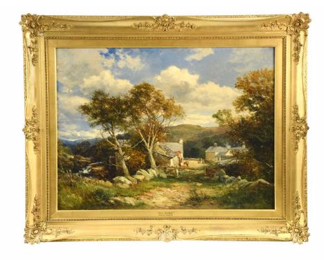 David Bates (1840-1921) Near Llanbedr, Walessigned and dated lower right 'David Bates 1894'oil on canvas60 x 45cmUnlined. App