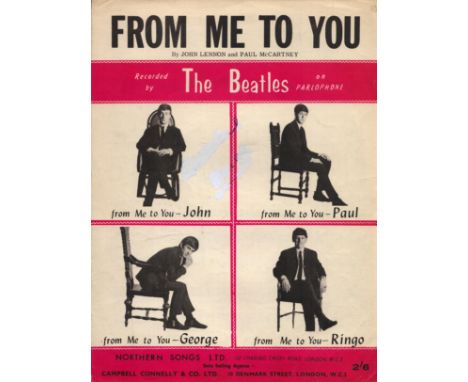 Beatles vintage From Me to You music score sheet. Unsigned . Good condition Est.