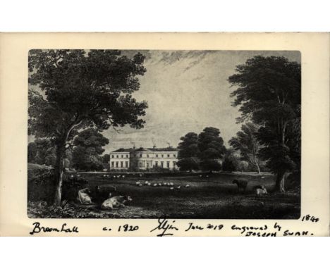 Lord Elgin signed 2018 a copy of the Broomhall print engraved by Joseph Swan on card. Good condition Est.
