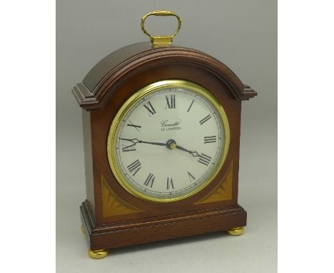 A modern Comitti of London mantel clock with quartz movement