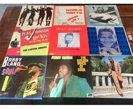 Record Collection of 9 Vintage  LPs all as new includes , Sue Instrumentals ,Noble Watts, Bobby Bland , Bobby Mitchell, Ray C