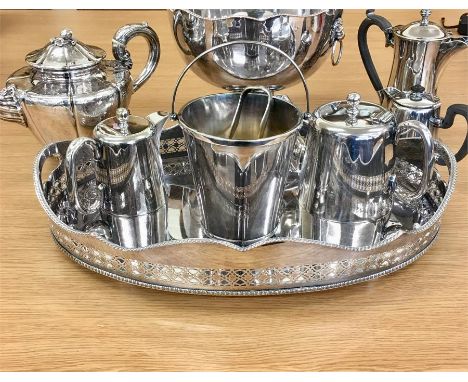Quantity of antique and vintage Silver plate items. 
