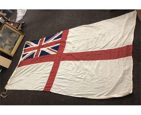 Large vintage British flag, approx measurements: Width 102 Inches, Height: 48 Inches