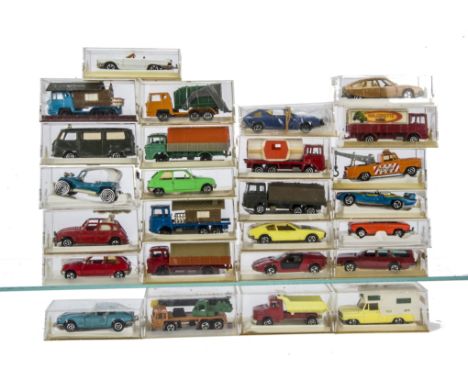 Majorette Small Scale Diecast, including 260 Renault R17, 220 Volvo 245D, 248 Dune Buggy, 241 DAF Bache, 239 Matra Simca 670,