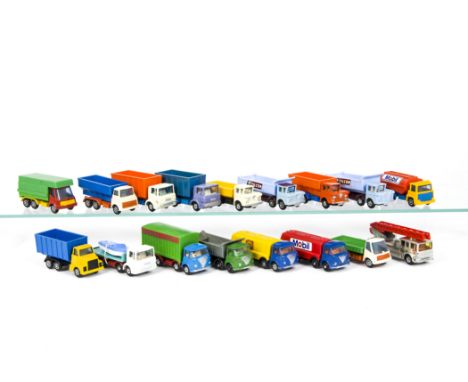 Lone Star Impy Roadmasters Super cars Commercials,  including uncommon silver plated Merryweather HTTL Fire Engine, Foden Tan
