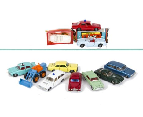 Lone Star Impy Roadmasters Super Cars, 27 Ford Taunus, in original box, unboxed nine cars including Alfa Romeo,  white Police