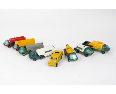 HotWheels Redline Heavyweight Series, Ambulance, Cement Mixer, Dump Truck, Fire Engine, Moving Van (2), S'Cool Bus, Waste Wag