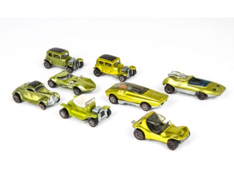 HotWheels Redlines, Whip Creamer, Classic 32 Ford Vicky (2), Classic 36 Ford Coupe, Hot Heap, Sand Crab, Peeping Bomb, Twinmi