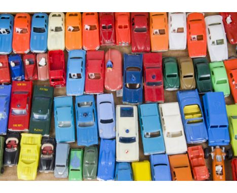 Hong Kong Small Scale Plastic Cars, Large collection of Matchbox and other makers copies, most approx 00/HO Gauge, American, 