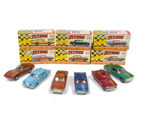 Lone Star Flyers, 12 Chrysler Imperial, 27 Ford Taunus 12M, 17 Mercedes-Benz 220SE, 21 Fiat 2300S Coupe, 28 Peugeot 404, 38 C