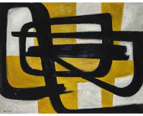 Jan Schreuder,  Dutch 1904-1964 -   #12, 1958;   oil on canvas, signed, numbered and dated lower left 'JAN XII 58', numbered 