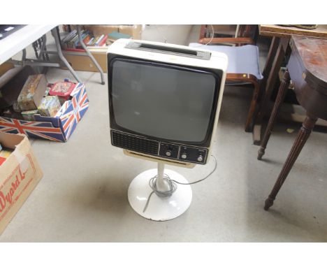 A Philips television on stand, sold as collectors item