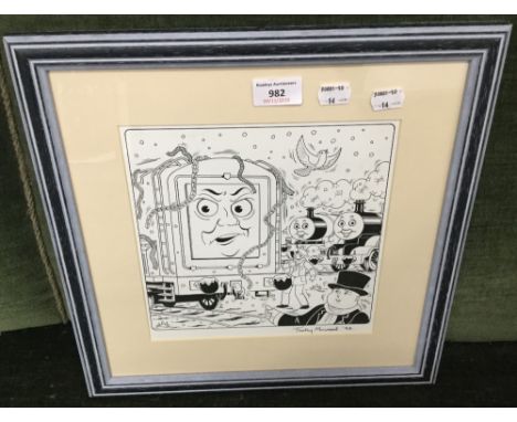 TIMOTHY MARWOOD, Original Artwork for Thomas the Tank Engine, signed and dated '94