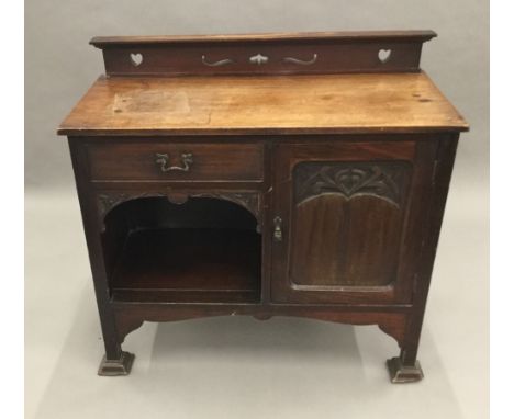 An Art Nouveau sideboard