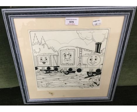 TIMOTHY MARWOOD, Original Artwork for Thomas the Tank Engine, signed and dated '88