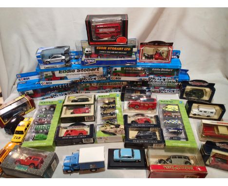 42 mostly boxed diecast models by Corgi and Solido. Items are in VG to Excellent condition. UK P&amp;P Group 2 (£20+VAT for t