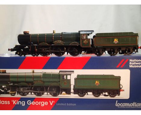Hornby R3377, King George V, 6000, gloss green, early crest (as preserved), National Railway Museum, limited edition 186/250,