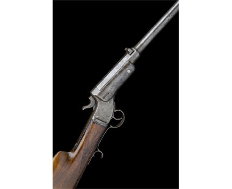 GEBRUDER SIMON, SCHMALKALDENAN UNUSUAL .45-50 (SPORTING) SINGLE-SHOT RIFLE, MODEL 'STEVENS TIP-UP', no visible serial number,