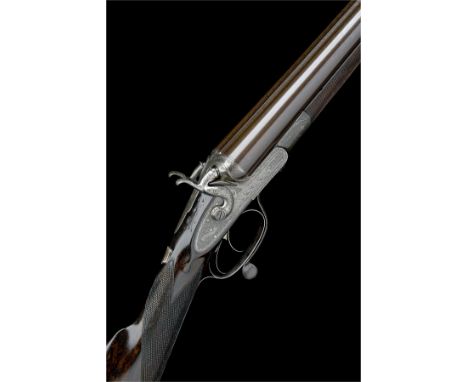 JAMES SQUIRESA 12-BORE ROTARY-UNDERLEVER HAMMERGUN, serial no. 2469,30in. nitro reproved damascus barrels, the rib engraved '