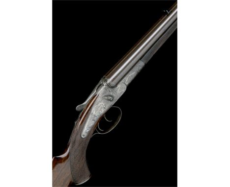 ALEXr. HENRYA RARE .360 (2 1/4IN. BLACK POWDER EXPRESS) 1882 PATENT TOPLEVER BACK-ACTION SIDELOCK NON-EJECTOR DOUBLE RIFLE, s