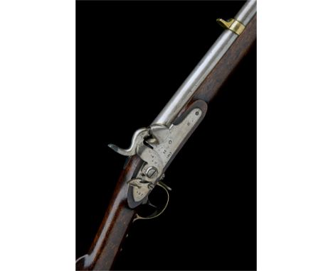 AN 18.5mm PERCUSSION RIFLED MUSKET, MODEL 'SWEDISH M1834/41/51 'PILLAR BREECH'', serial no. 581,dated for 1852 and probably b