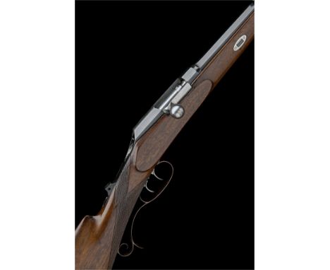 A 9.5x47R BOLT-ACTION SINGLE-SHOT TARGET-RIFLE, UNSIGNED, MODEL 'MAUSER TYPE', serial no. NW4035,circa 1880, the number a lat