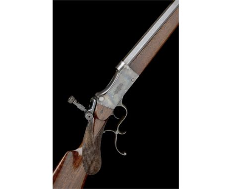 A .38-45 (BULLARD) SINGLE-SHOT RIFLE, UNSIGNED, serial no. 10177,probably Belgian or German circa 1880, with octagonal 26 1/4