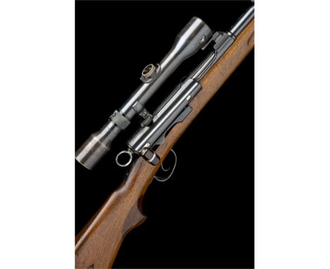 G. BURGIN, BASELA 7.5x53 (SWISS) STRAIGHT-PULL SINGLE-SHOT SPORTING-RIFLE, MODEL 'SCHMIDT-RUBIN', serial no. 8929,professiona