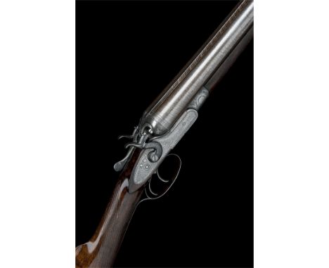 A BIRMINGHAM-MADE 12-BORE TOPLEVER HAMMERGUN, serial no. 4437,30in. nitro reproved damascus barrels, 2 1/2in. chambers, bored