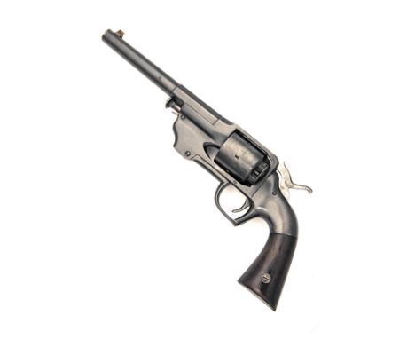 ALLEN & WHEELOCK, USAA .44 PERCUSSION SIX-SHOT REVOLVER, MODEL 'CENTER HAMMER ARMY', serial no. 18,for 1861-62, with blued, r