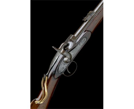 WESTLEY RICHARDS &amp; CO, LONDON A .450 (WHITWORTH) PERCUSSION BREECH-LOADING CARBINE, MODEL 'MONKEY-TAIL', serial no. C2571