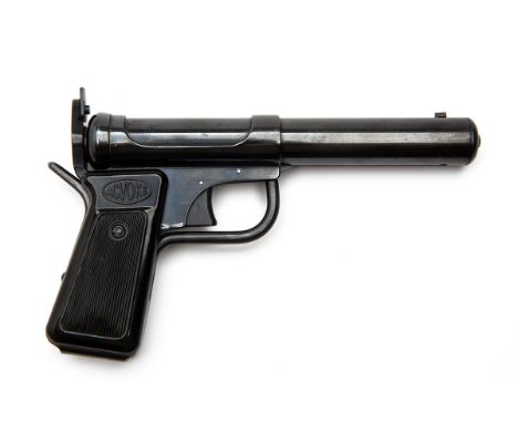 ACCLES & SHELVOKE, BIRMINGHAMA .177 CONCENTRIC PISTON SPRING AIR-PISTOL, MODEL 'ACVOKE', serial no. 14375,circa 1955, with co